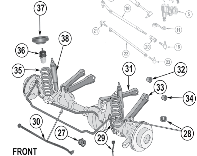 32 Jeep Cherokee Front Suspension Diagram - Wiring Diagram Database